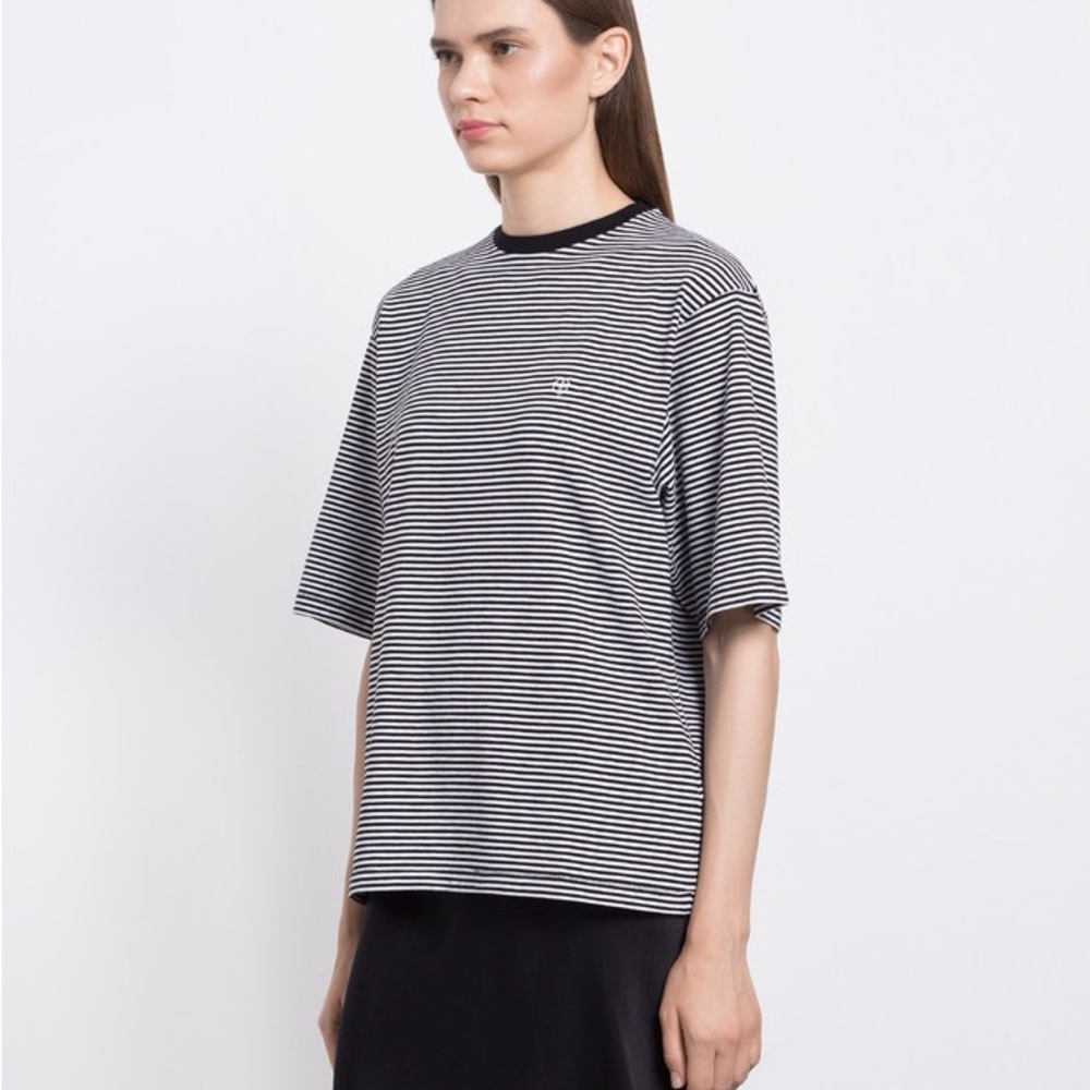 Annie Bing Striped Black and White Women's Top size small